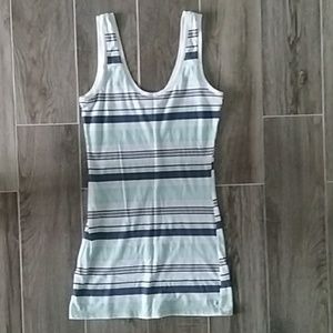 Victoria Secret Blue Stripe Tunic Tank.